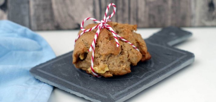 Apfelhappen - eine laktosefreie Scones Variante | chilibluetendotcom