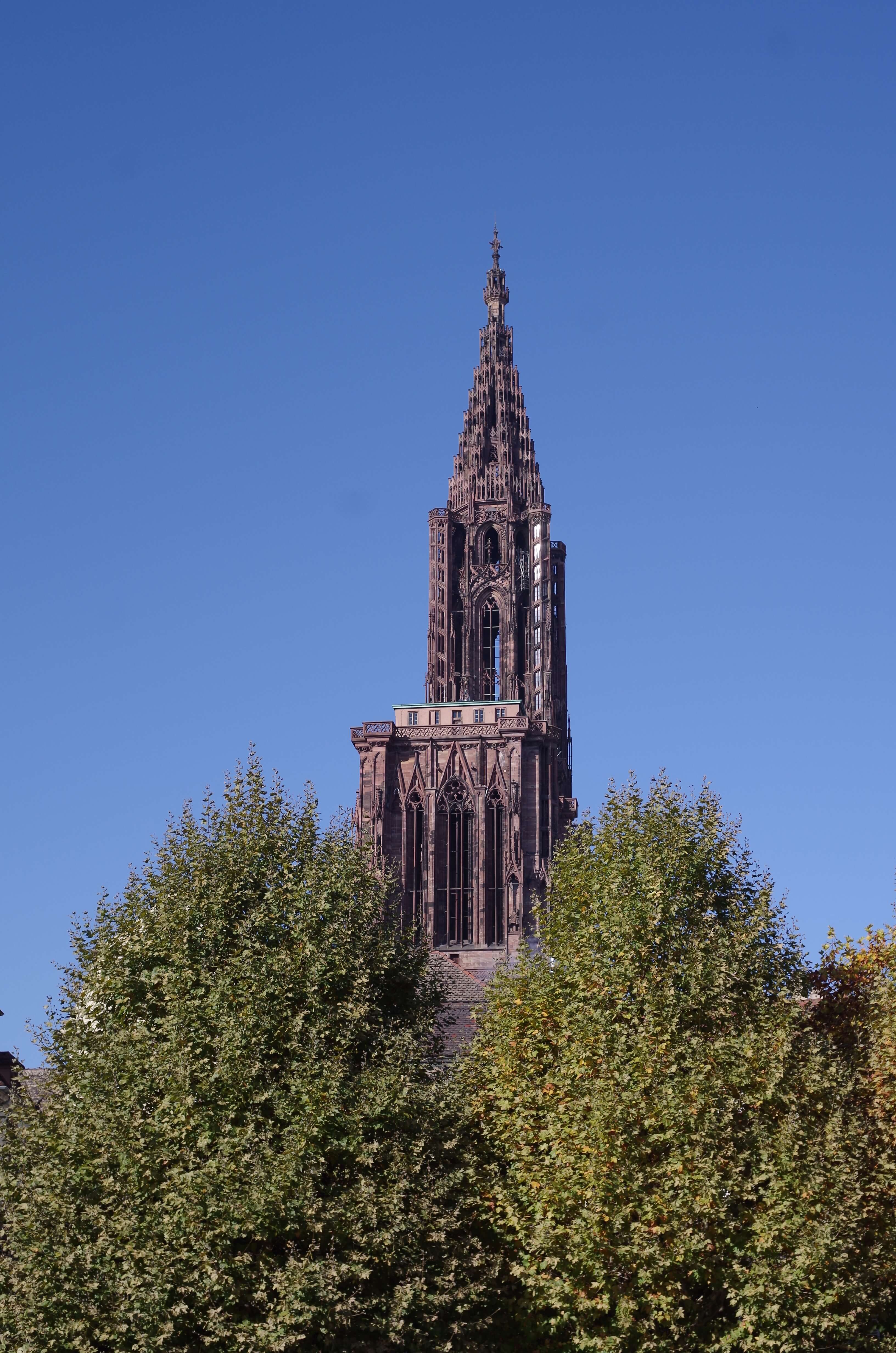 Liebfrauenmünster zu Straßburg Kathedrale Notre Dame in Straßburg Turm