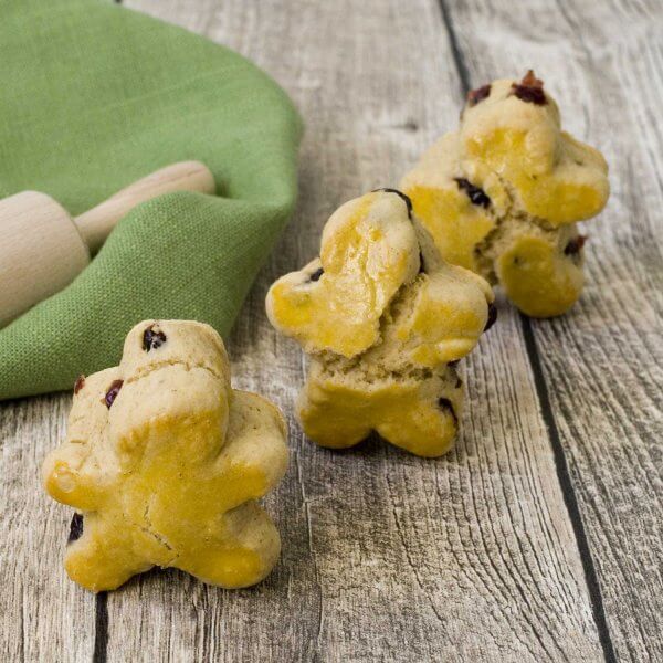 Drei Scones Männchen chilibluetendotcom Winterliche Scone Männchen 3 hintereinander stehend