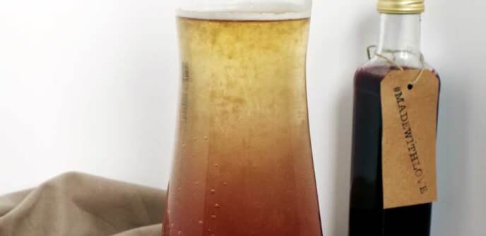 Himbeer-Kirsch-Eistee