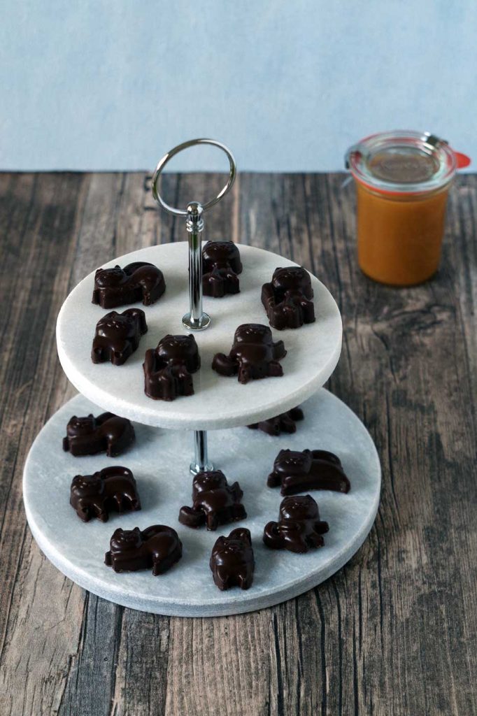 Pralinen mit Dulce de Leche Füllung. #Praline #laktosefrei | chilibluetendotcom